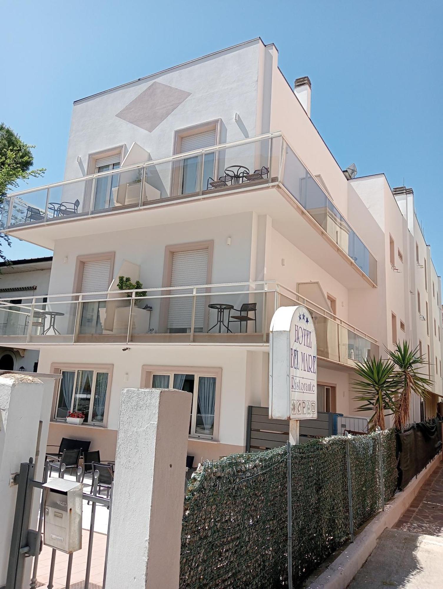 Hotel Bel Mare Rímini Exterior foto